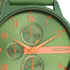 Oozoo Herren Armbanduhr Timepieces Analog Metall grün UOC11308