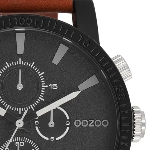 Oozoo Herren Armbanduhr Timepieces Analog Leder braun UOC11211