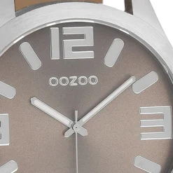 Oozoo Herren Armbanduhr Timepieces Analog Leder braun UOC1014A