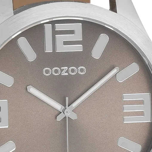 Oozoo Herren Armbanduhr Timepieces Analog Leder braun UOC1014A