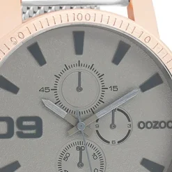 Oozoo Herren Armbanduhr Timepieces Analog Metall silber UOC9437A