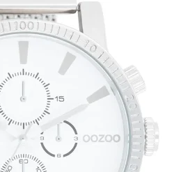 Oozoo Herren Armbanduhr Timepieces Analog Metall silber UOC11213