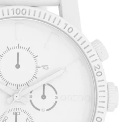 Oozoo Herren Armbanduhr Timepieces Analog Leder weiß UOC11310