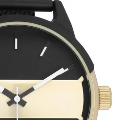 Oozoo Herren Armbanduhr Timepieces Analog Metall Mesh schwarz UOC11108