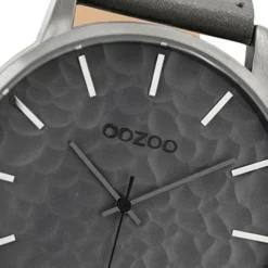 Oozoo Herren Armbanduhr Timepieces C9440 Quarzwerk Leder grau UOC9440