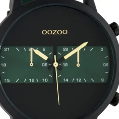 Oozoo Herren Armbanduhr Timepieces C10517 Analog Leder grün UOC10517