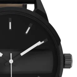 Oozoo Herren Armbanduhr Timepieces C11004 Analog Leder schwarz UOC11004