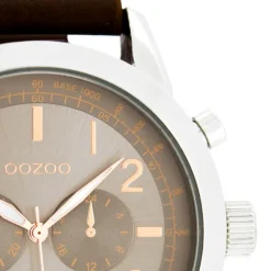 Oozoo Herren Armbanduhr Timepieces C6885 Quarzwerk Leder braun UOC6885
