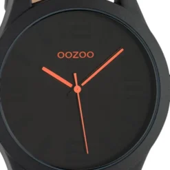 Oozoo Herren Armbanduhr Timepieces C1069 Analog Leder schwarz UOC1069