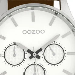 Oozoo Herren Armbanduhr Timepieces Analog Leder braun UOC10045