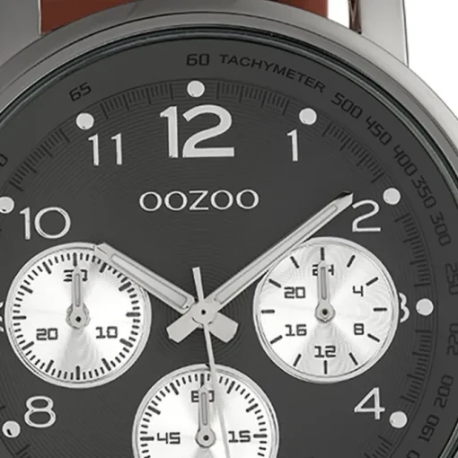 Oozoo Herren Armbanduhr Timepieces Analog Textil braun UOC10061