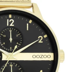 Oozoo Herren Armbanduhr Timepieces Analog Metall gold UOC11302