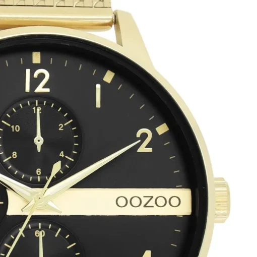 Oozoo Herren Armbanduhr Timepieces Analog Metall gold UOC11302