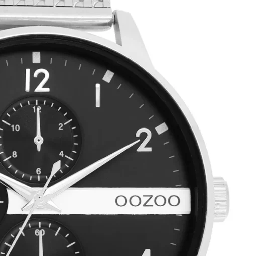Oozoo Herren Armbanduhr Timepieces Analog Metall silber UOC11301
