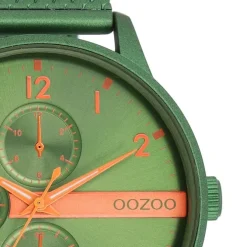 Oozoo Herren Armbanduhr Timepieces Analog Metall grün UOC11303