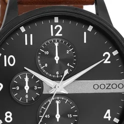 Oozoo Herren Armbanduhr Timepieces Analog Metall braun UOC11307