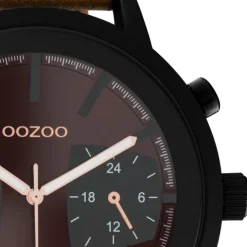 Oozoo Herren Armbanduhr Timepieces C10806 Analog Leder braun UOC10806