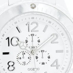 Oozoo Herren Armbanduhr Timepieces Analog Silikon weiß UOC4820A