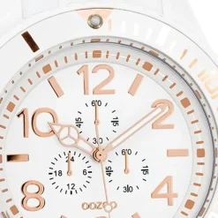 Oozoo Herren Armbanduhr Timepieces Analog Silikon weiß UOC4821A