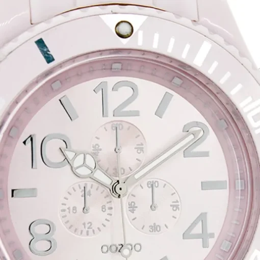 Oozoo Herren Armbanduhr Timepieces Analog Silikon rosa UOC4823A