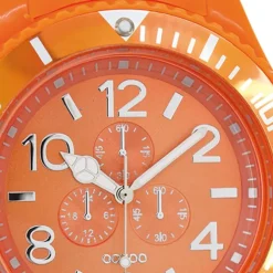 Oozoo Herren Armbanduhr Timepieces Analog Silikon orange UOC4826A