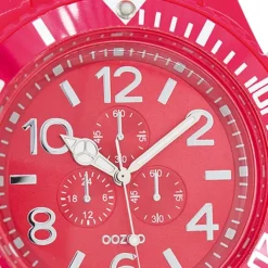 Oozoo Herren Armbanduhr Timepieces Analog Silikon pink UOC4827A