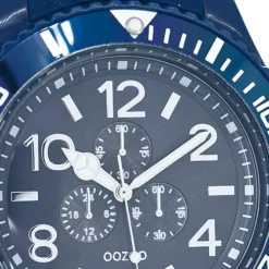 Oozoo Herren Armbanduhr Timepieces Analog Silikon dunkelblau UOC4828A