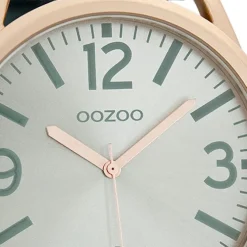 Oozoo Herren Armbanduhr Timepieces Analog Leder grün UOC7052A