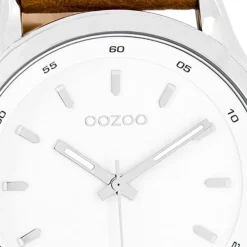 Oozoo Herren Armbanduhr Timepieces Analog Leder braun UOC7430A