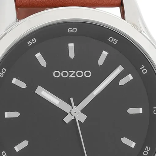 Oozoo Herren Armbanduhr Timepieces Analog Leder braun UOC7431A