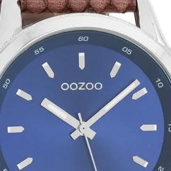 Oozoo Herren Armbanduhr Timepieces Analog Leder braun UOC7432A