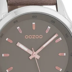 Oozoo Herren Armbanduhr Timepieces Analog Leder braun UOC7433A