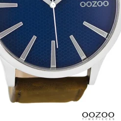 Oozoo Herren Armbanduhr Timepieces Analog Leder braun UOC9040A