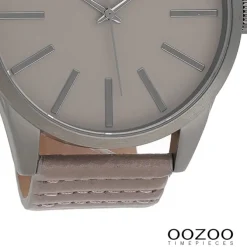 Oozoo Herren Armbanduhr Timepieces Analog Leder braun UOC9411A