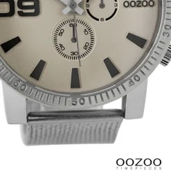 Oozoo Herren Armbanduhr Timepieces Analog Metall silber UOC9436A