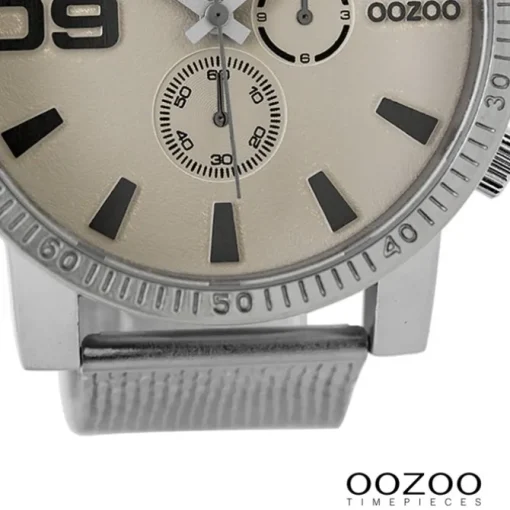 Oozoo Herren Armbanduhr Timepieces Analog Metall silber UOC9436A