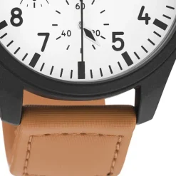Oozoo Herren Armbanduhr Timepieces C11005 Analog Leder orange UOC11005