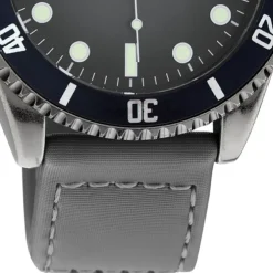 Oozoo Herren Armbanduhr Timepieces C11011 Analog Leder grau UOC11011