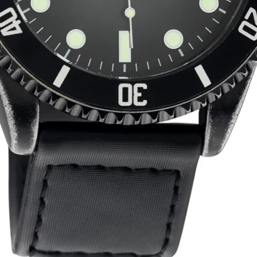 Oozoo Herren Armbanduhr Timepieces C11012 Analog Leder schwarz UOC11012