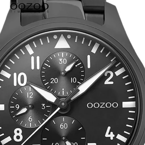 Oozoo Herren Armbanduhr Timepieces C10957 Analog Edelstahl schwarz UOC10957