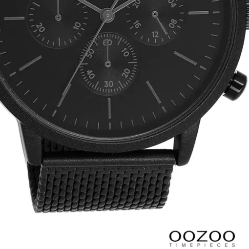 Oozoo Herren Armbanduhr Timepieces Analog Metall schwarz UOC11204