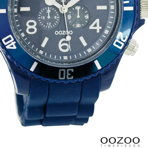 Oozoo Herren Armbanduhr Timepieces Analog Silikon dunkelblau UOC4838A