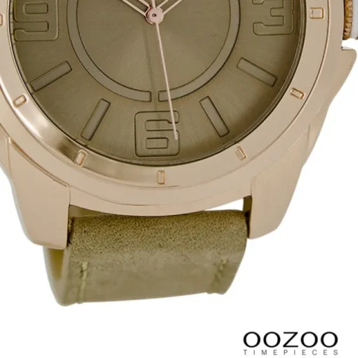 Oozoo Herren Armbanduhr Timepieces Analog Leder braun UOC5336A
