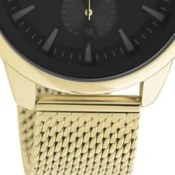 Oozoo Herren Armbanduhr Timepieces C11017 Analog Metall Mesh gold UOC11017