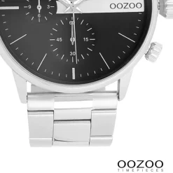 Oozoo Herren Armbanduhr Timepieces Analog Metallband silber UOC11511