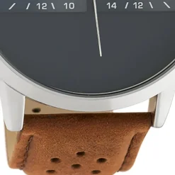 Oozoo Herren Armbanduhr Timepieces C10673 Analog Leder braun UOC10673