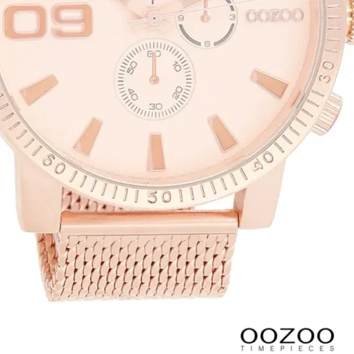 Oozoo Herren Armbanduhr Timepieces Analog Metall rosegold UOC9438A