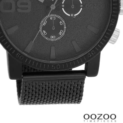 Oozoo Herren Armbanduhr Timepieces Analog Metall schwarz UOC11214