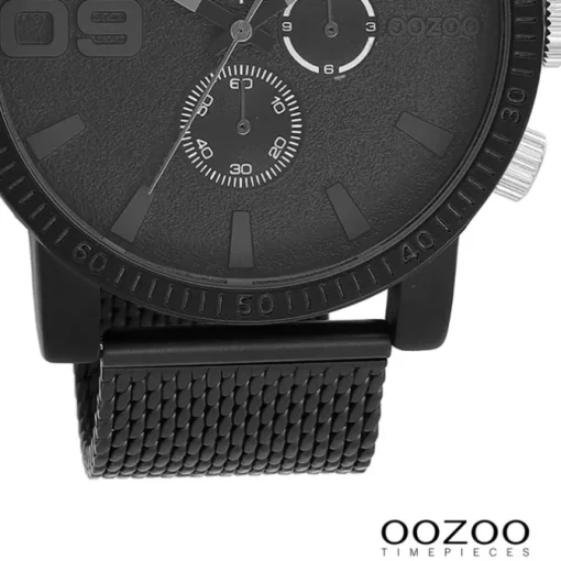 Oozoo Herren Armbanduhr Timepieces Analog Metall schwarz UOC11214