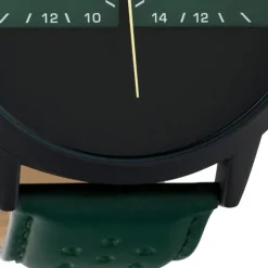 Oozoo Herren Armbanduhr Timepieces C10517 Analog Leder grün UOC10517